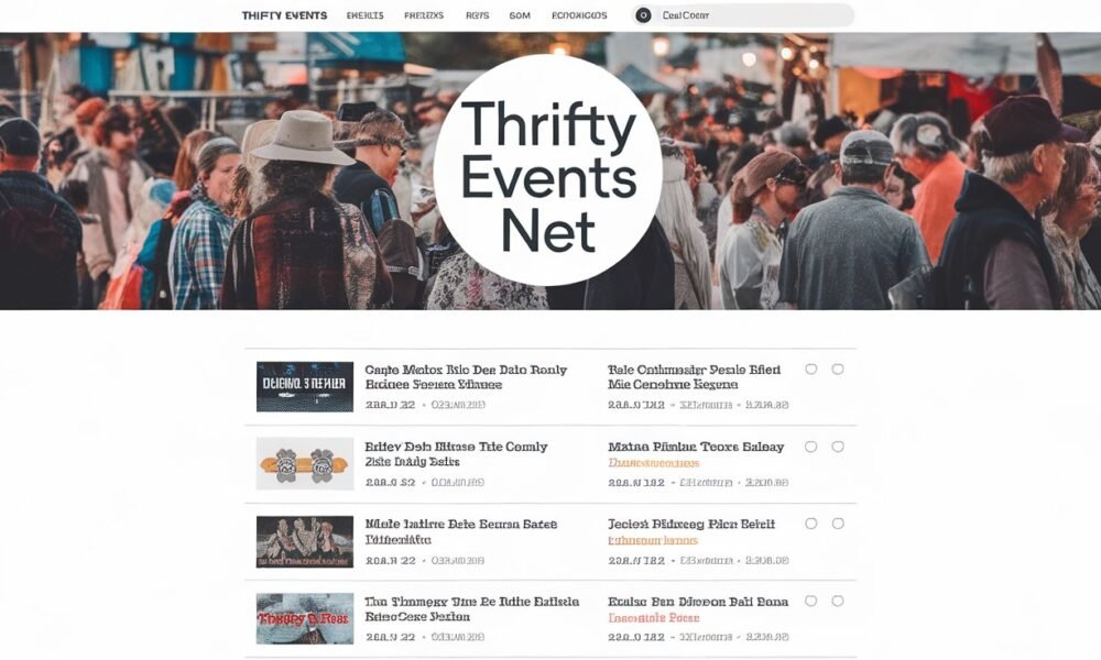 Blog ThriftyEvents net