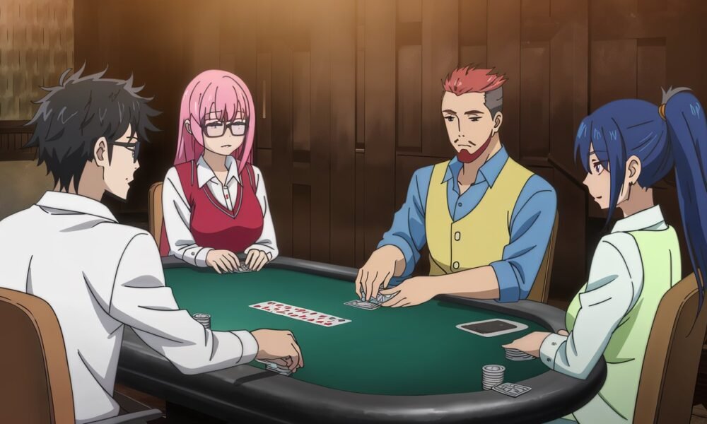 manga strip poker video